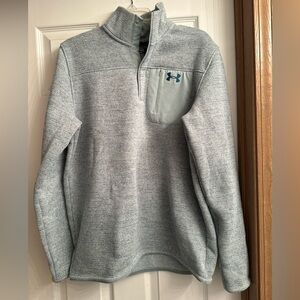 Under Armour Light Gray Fleece-Lined Jacket